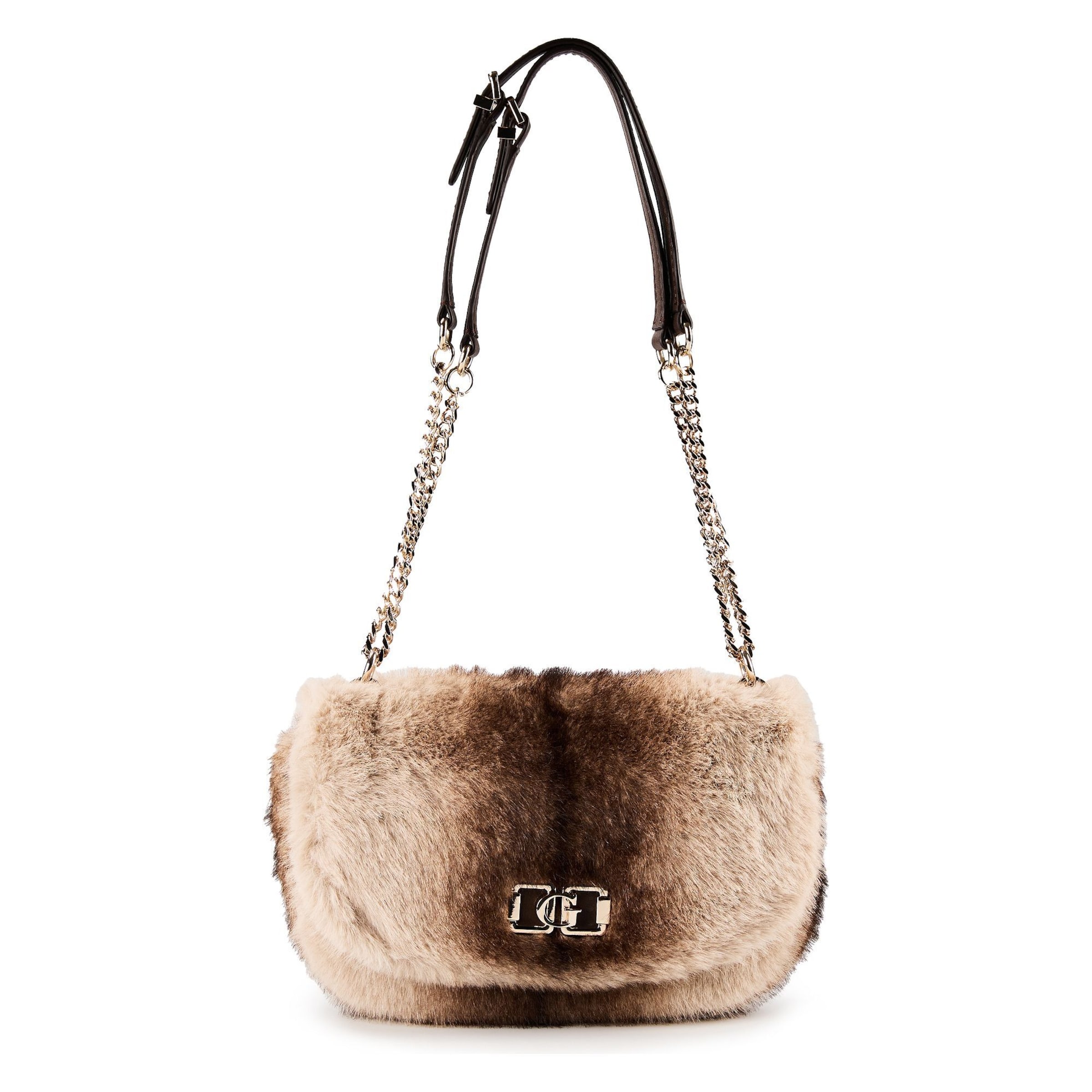 Sac bandoulière 'Mavis' GUESS en beige : devant