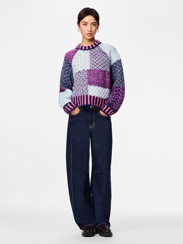 PIECES Sweater 'Fusion' in Pink