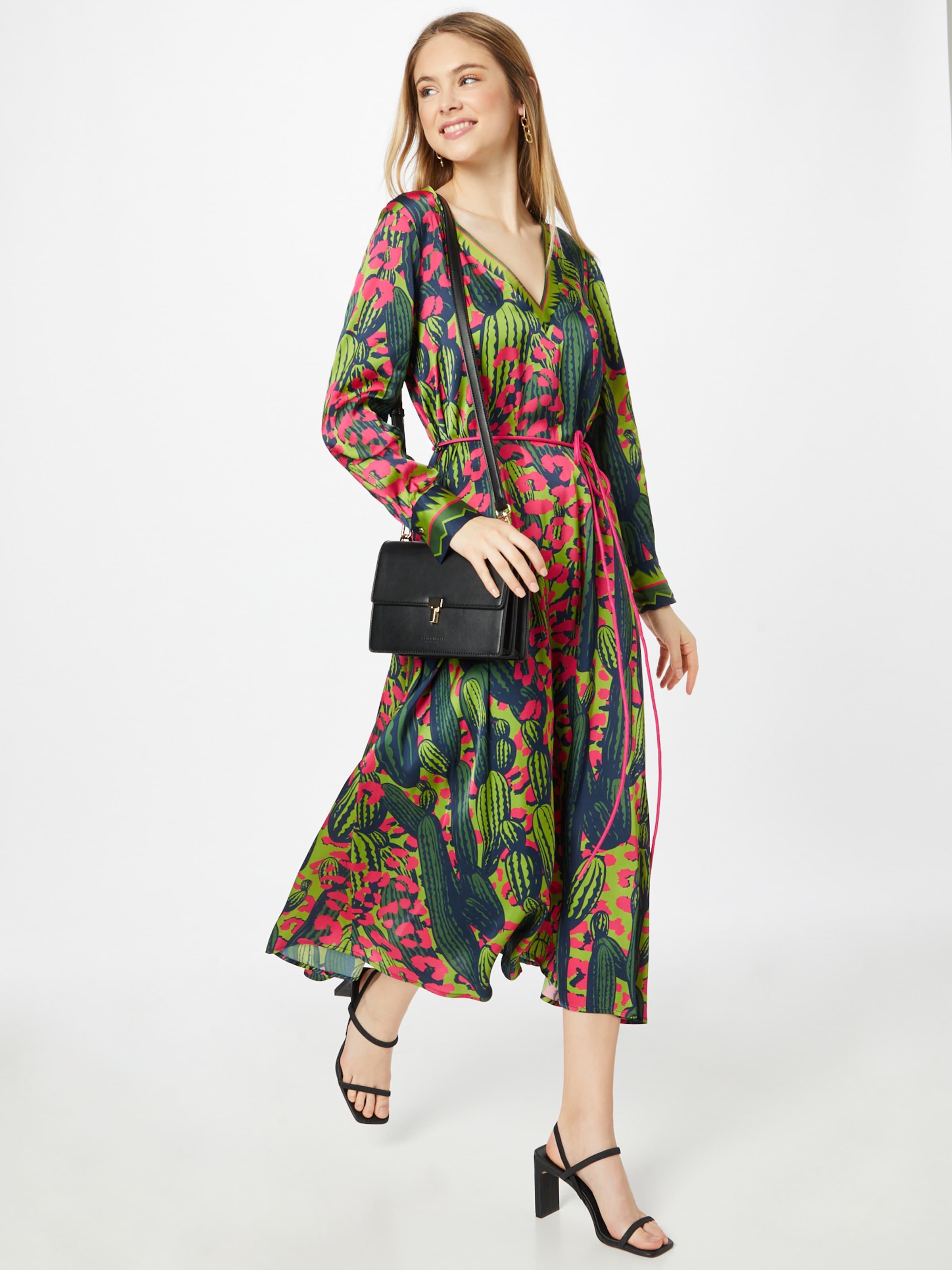 Frauen Kleider DELICATELOVE Kleid 'Shira' in Smaragd, Apfel, Dunkelgrün - IH20422