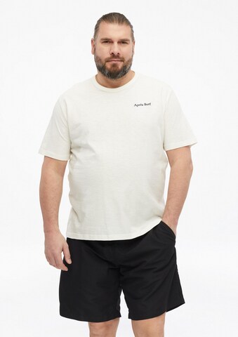 s.Oliver Men Big Sizes Board Shorts in Black: front