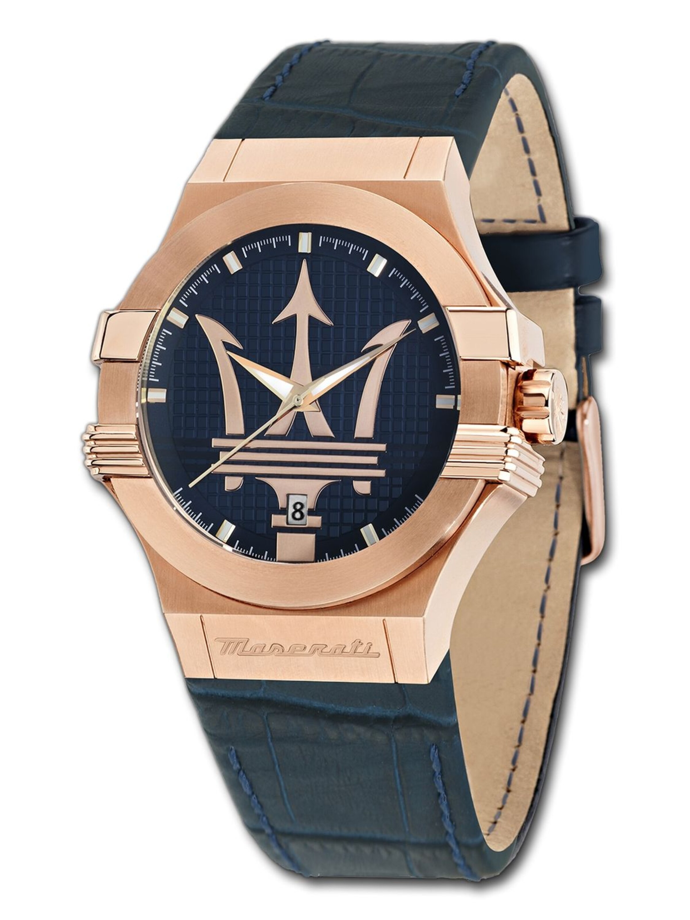 Maserati Analoog horloge in Blauw: voorkant