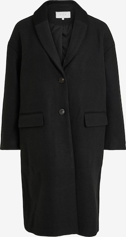 VILA Between-Seasons Coat in Black: front