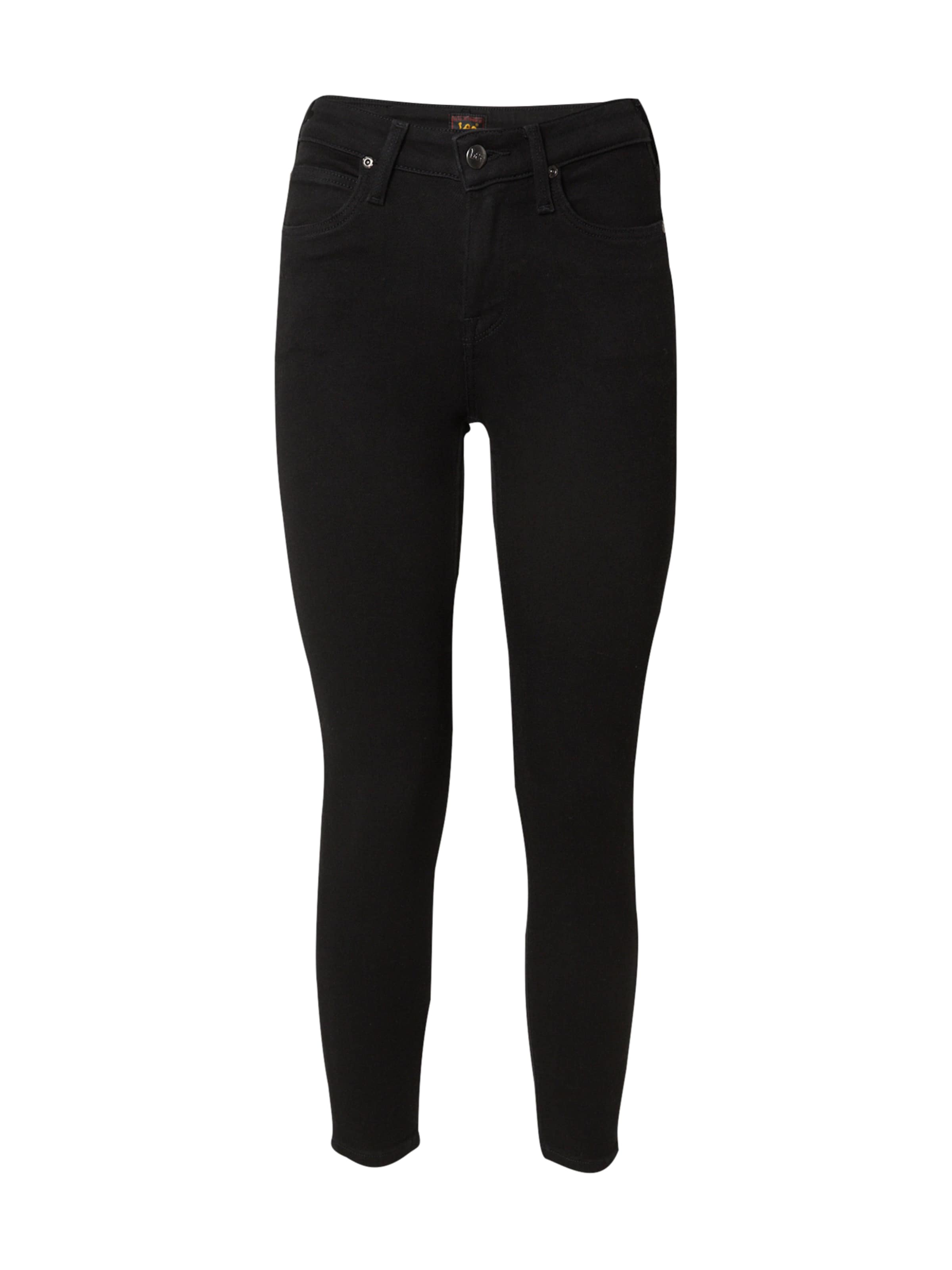 Lee - Skinny Vaquero 'Scarlett High' en negro: frente