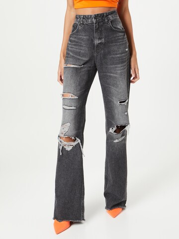 LTB Wide leg Jeans 'DANICA' in Grijs: voorkant