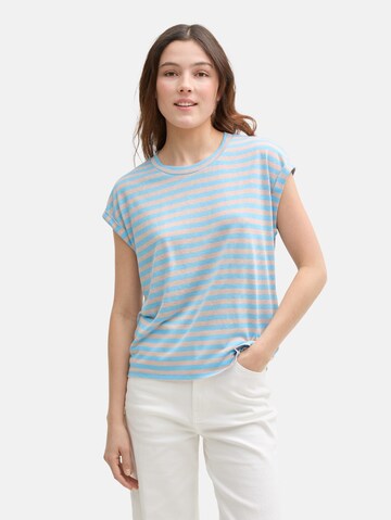 TOM TAILOR DENIM T-Shirt in Blau: Vorderseite
