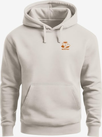 Neverless Sweatshirt 'Coffee & Crossaints' in Beige: Vorderseite