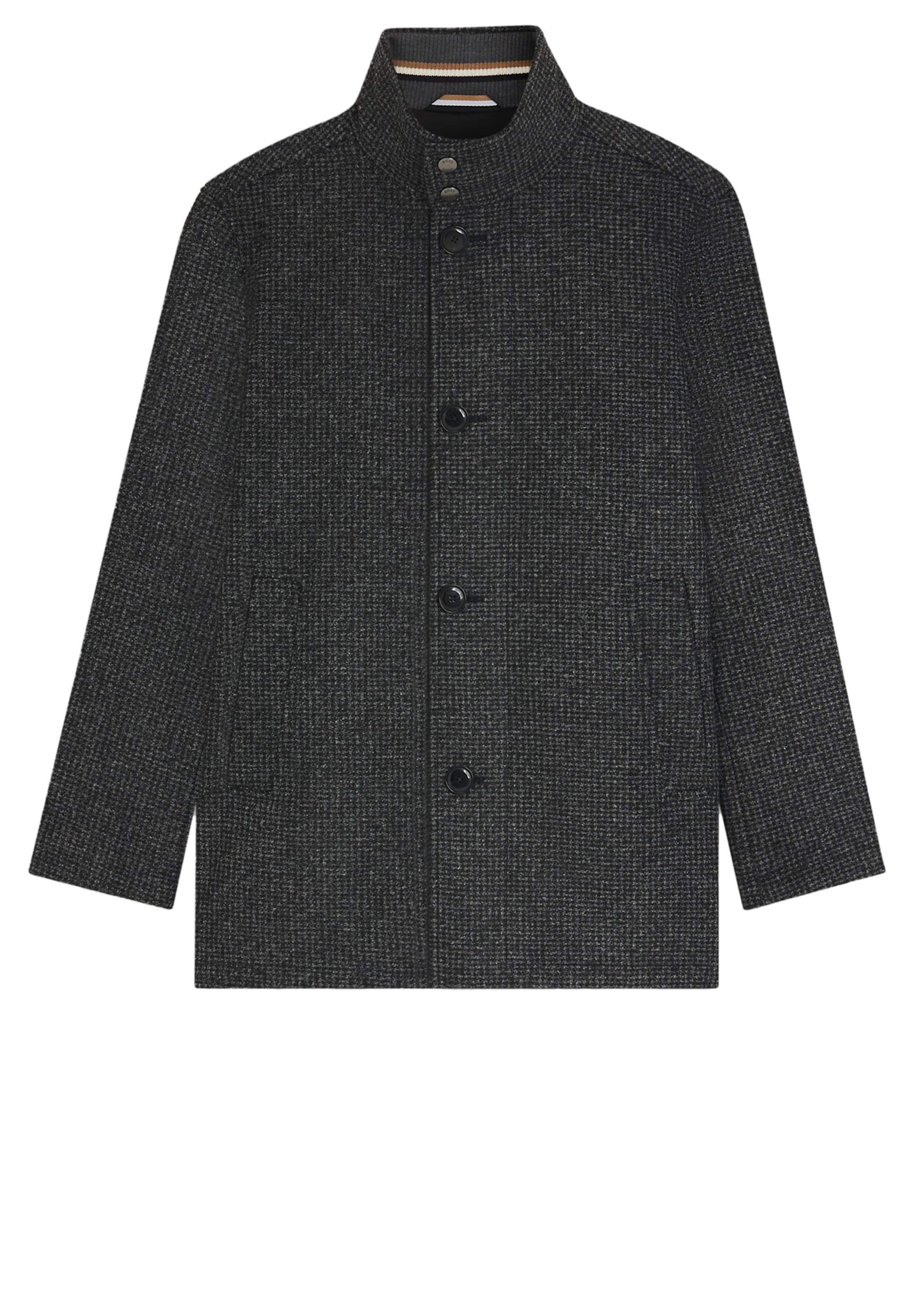 BOSS Mantel in Schwarz: Vorderseite