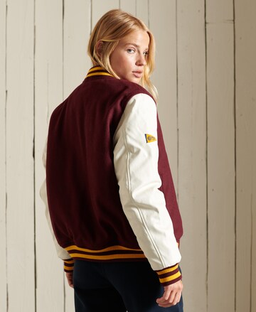 Superdry Tussenjas 'College Varsity' in Rood