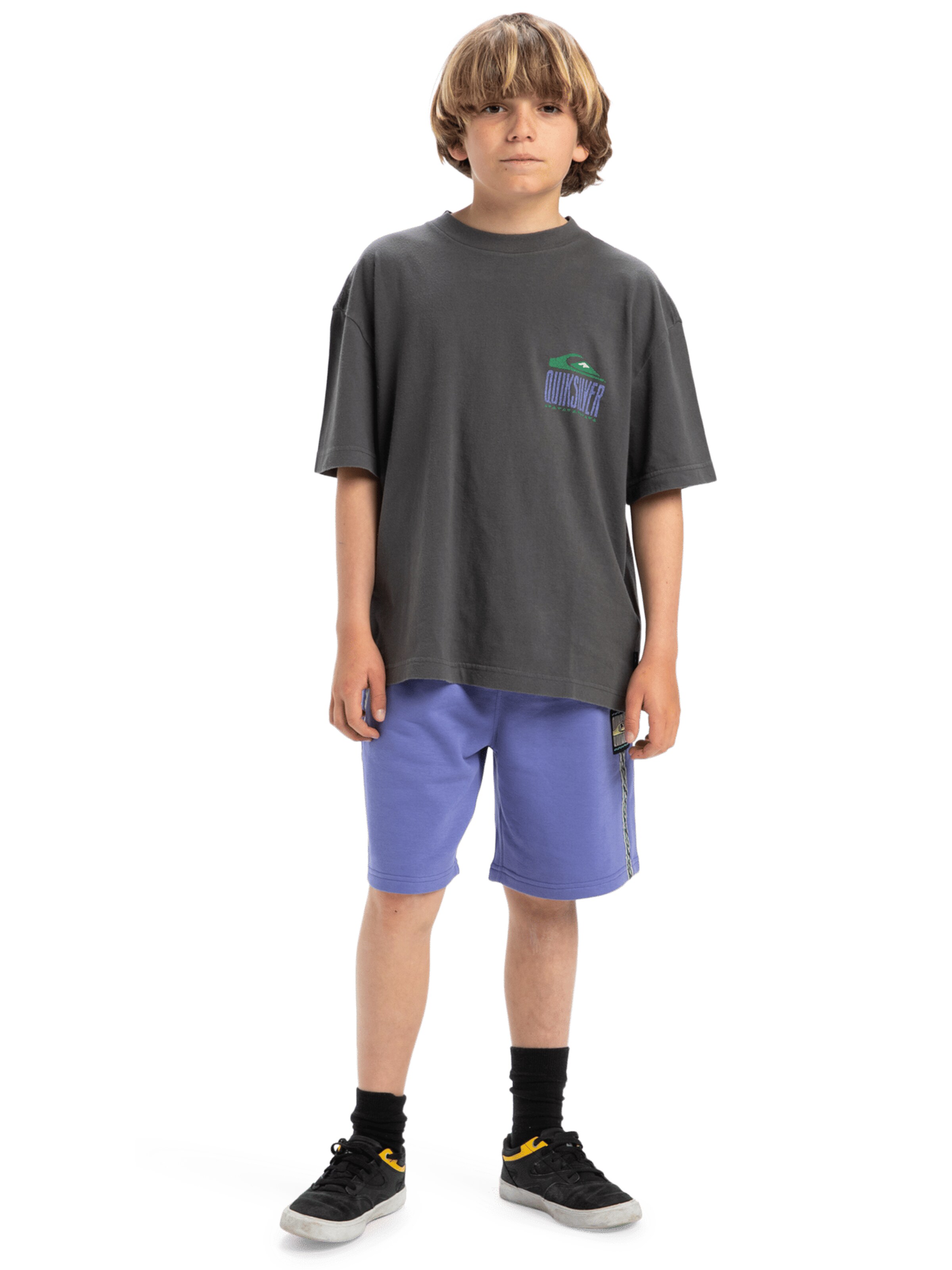 QUIKSILVER T-shirt 'World Force' in Grau