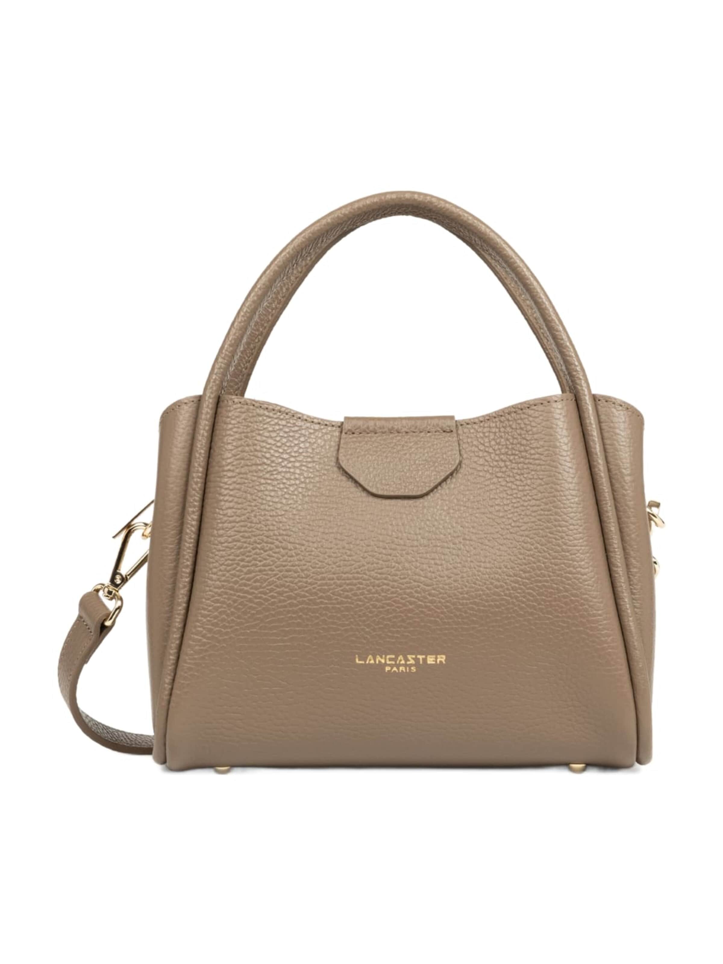 zelts LANCASTER Paris Rokassomiņa 'Lancaster Sac à main Aimantée S Ida Double Taupe - In - Or': no priekšpuses