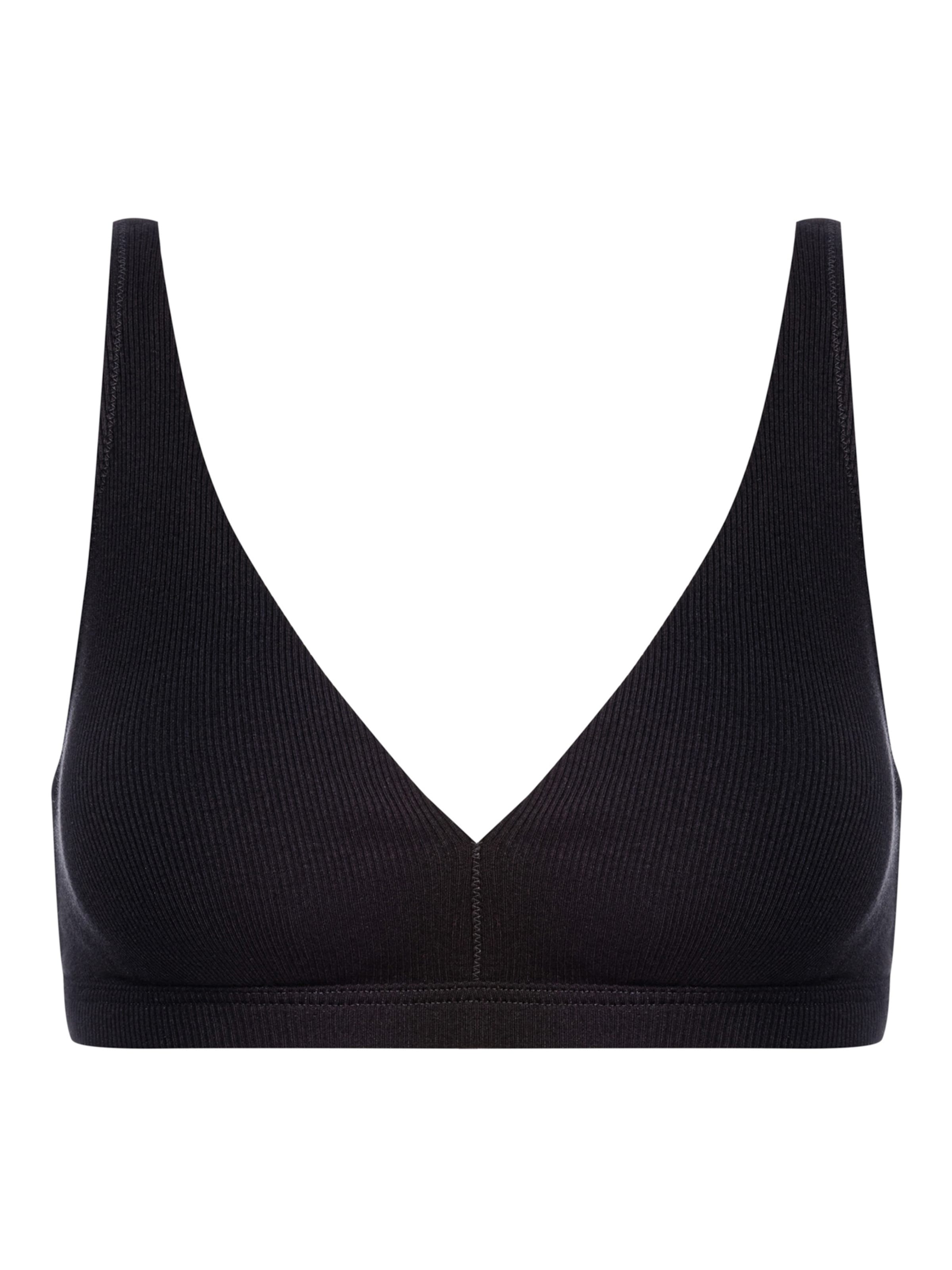 Mey Triangel BH in Schwarz: Vorderseite