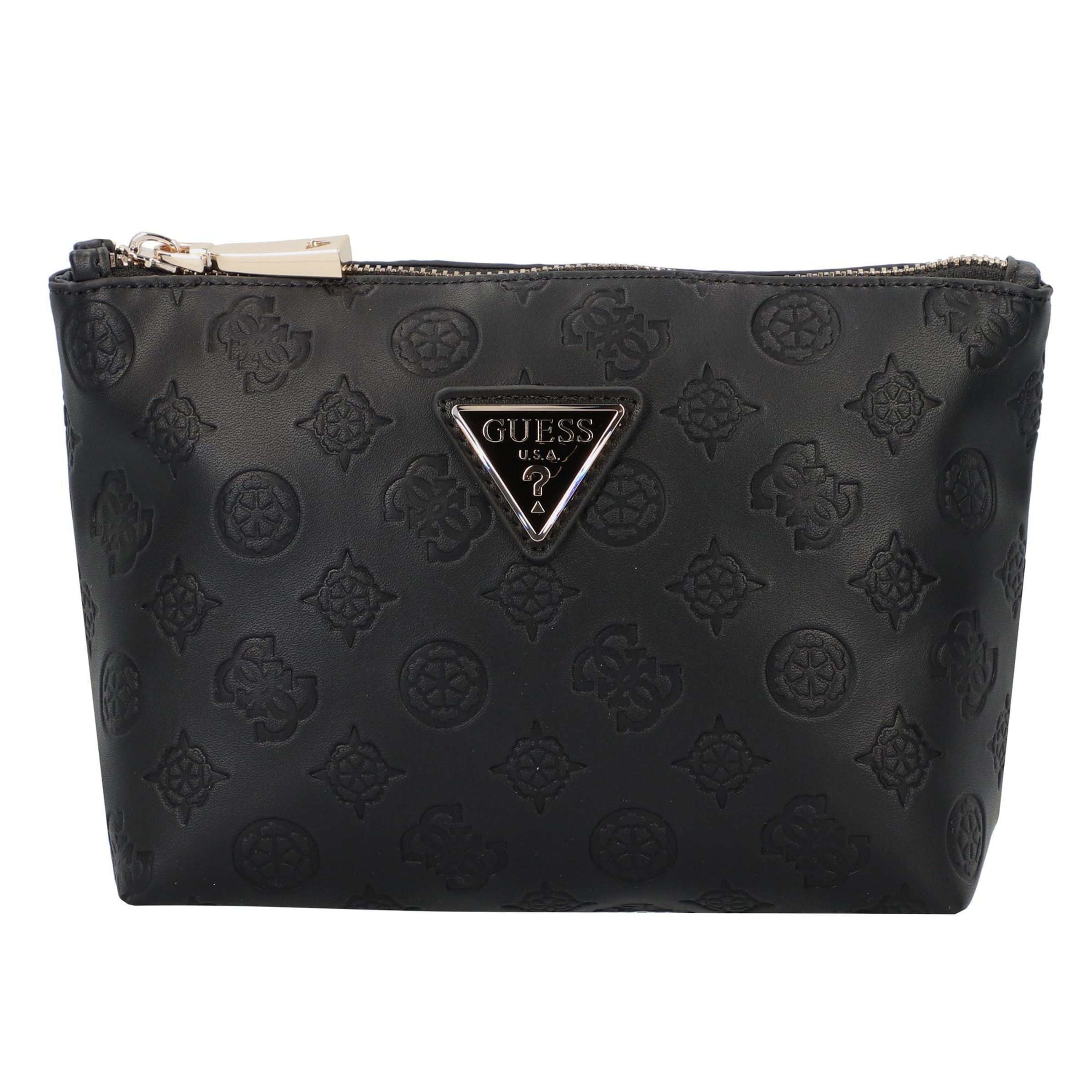 Beauty case 'Wilder' di GUESS in nero: frontale