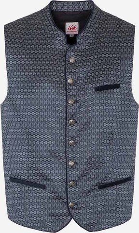 SPIETH & WENSKY Traditional Vest 'Wörthersee' in Grey: front