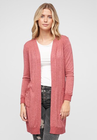 Cloud5ive Strickjacke in Braun: Vorderseite