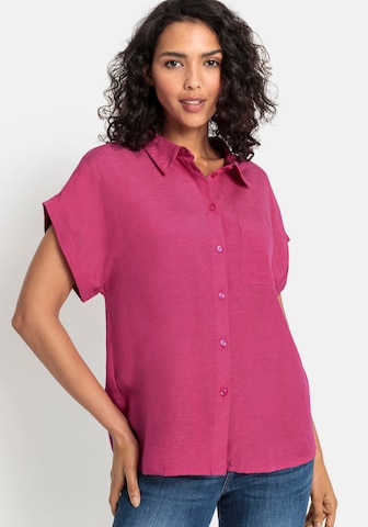 Camicia da donna di LASCANA in rosa: frontale
