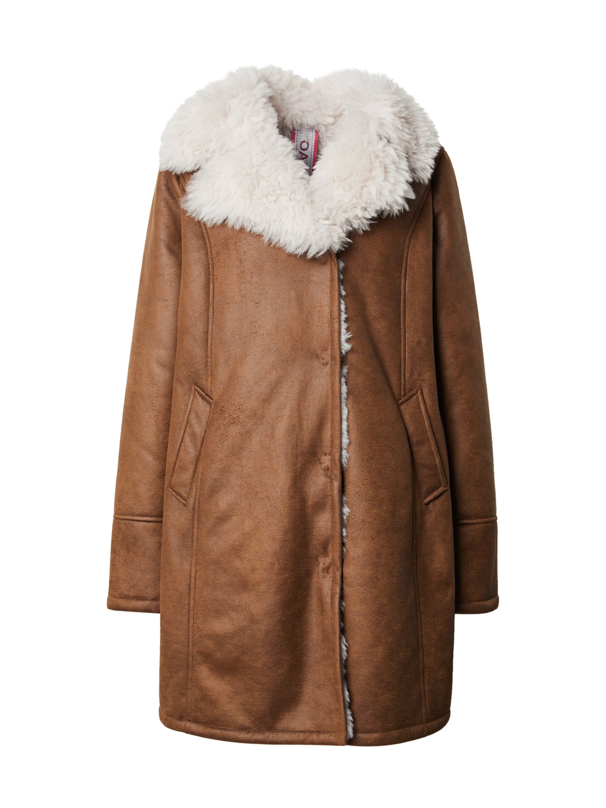 OAKWOOD Płaszcz przejściowy 'ROMANE' w kolorze brązowy: przód