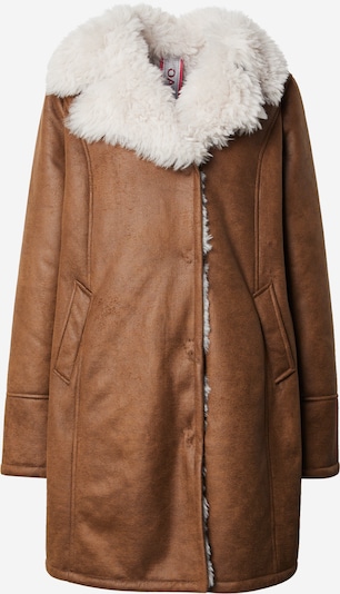 Demisezoninis paltas 'ROMANE' iš OAKWOOD, spalva – karamelės / balta, Prekių apžvalga