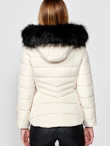 KOROSHI Winterjacke in Weiß