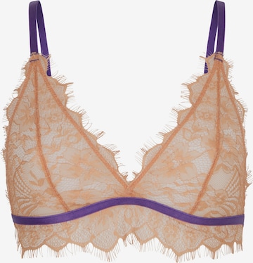 LingaDore Triangel BH in Bruin: voorkant