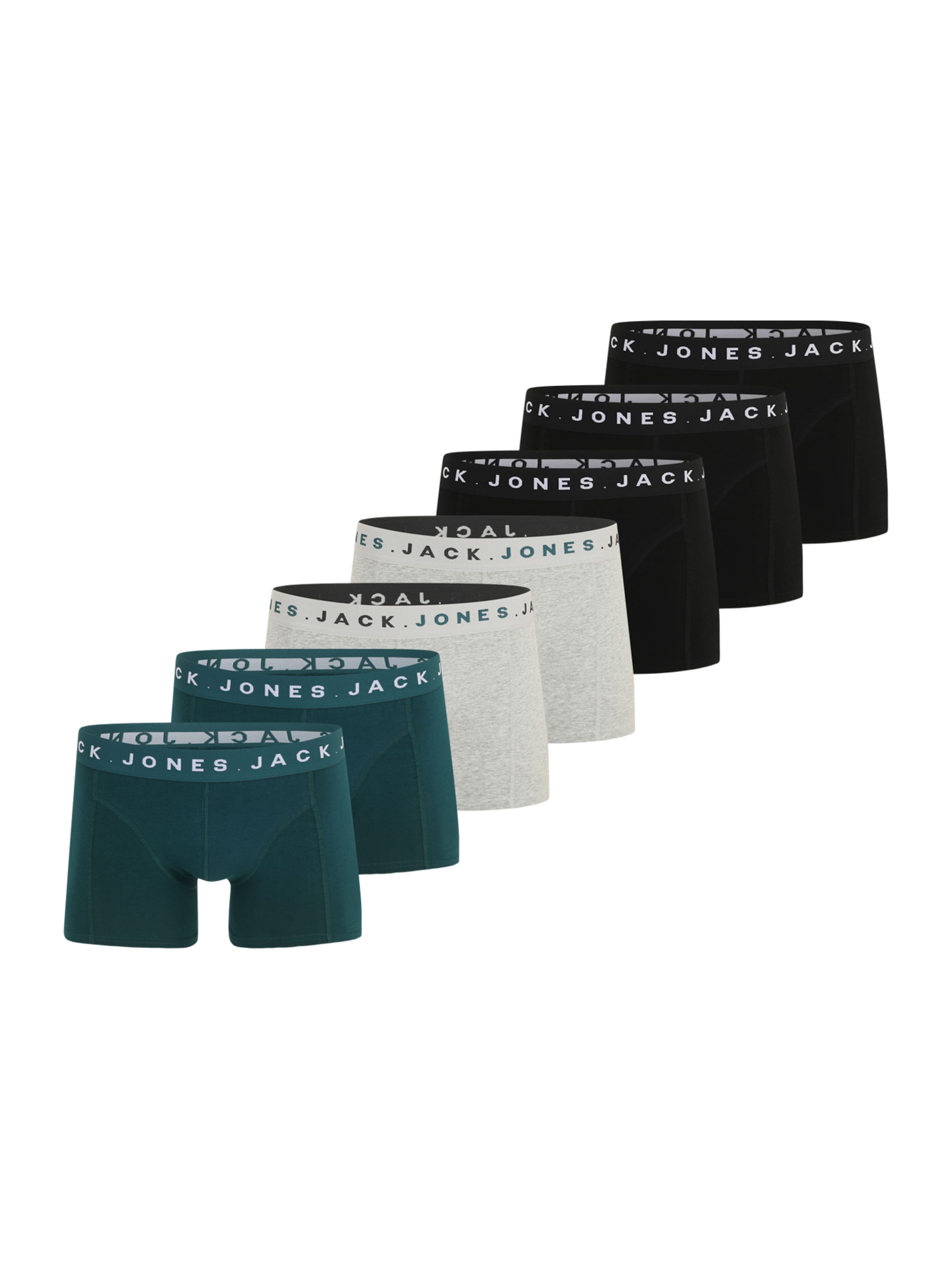 JACK & JONES Boxershorts 'JACBENNETT' i grå: framsida