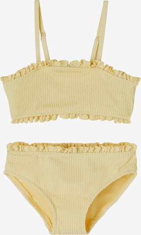 NAME IT Bustier Bikini 'Filippa' in Gelb: predná strana