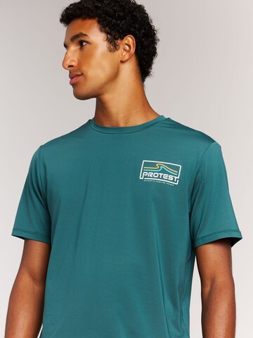 PROTEST Performance Shirt 'PRTDonald' in Green