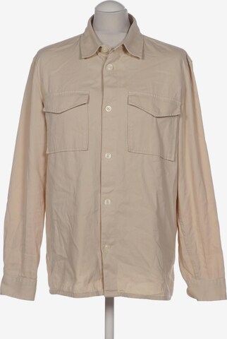 NOWADAYS Button Up Shirt in M in Beige: front