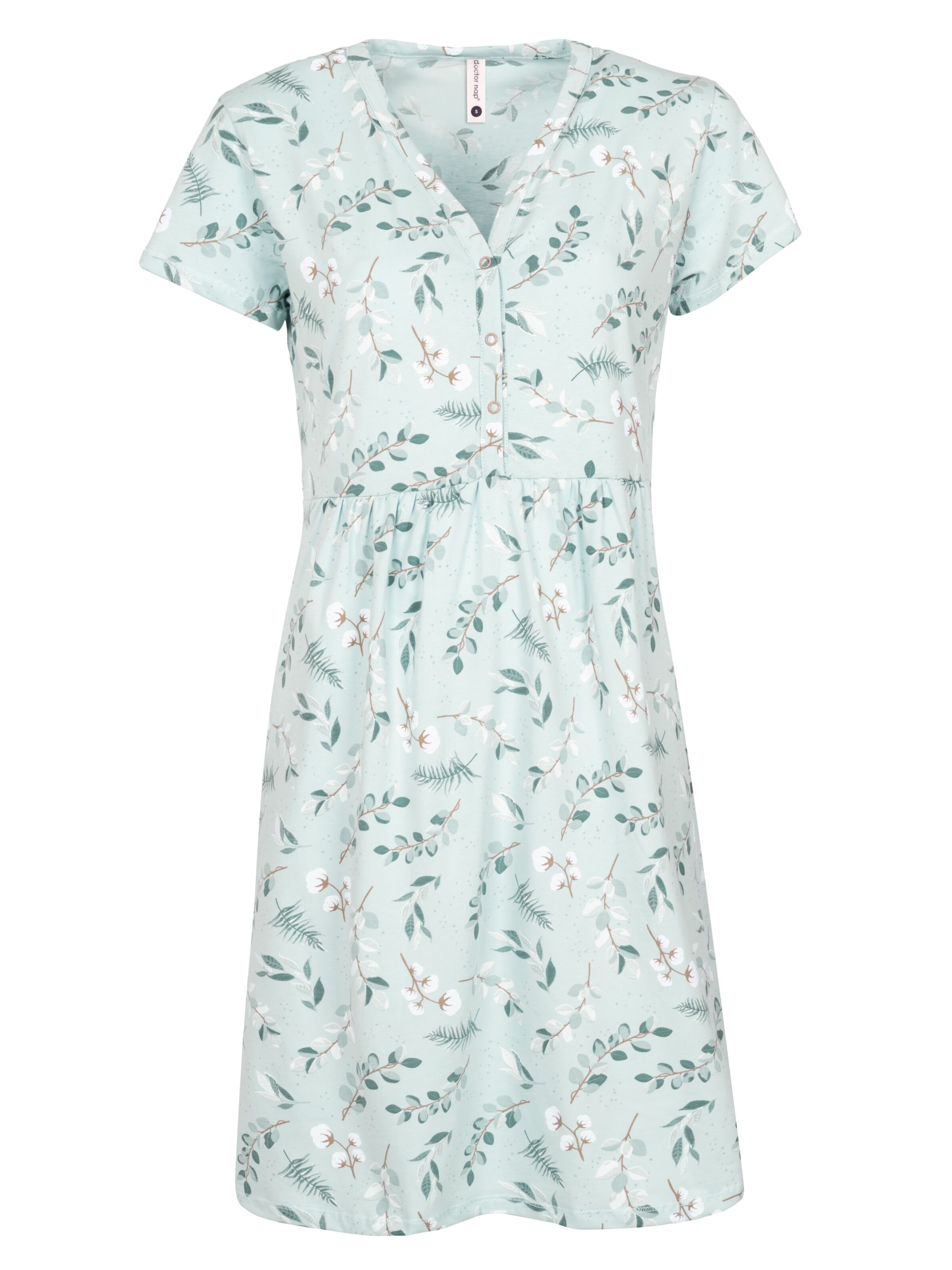 Doctor nap Nightgown 'Doctor Nap' in Green: front