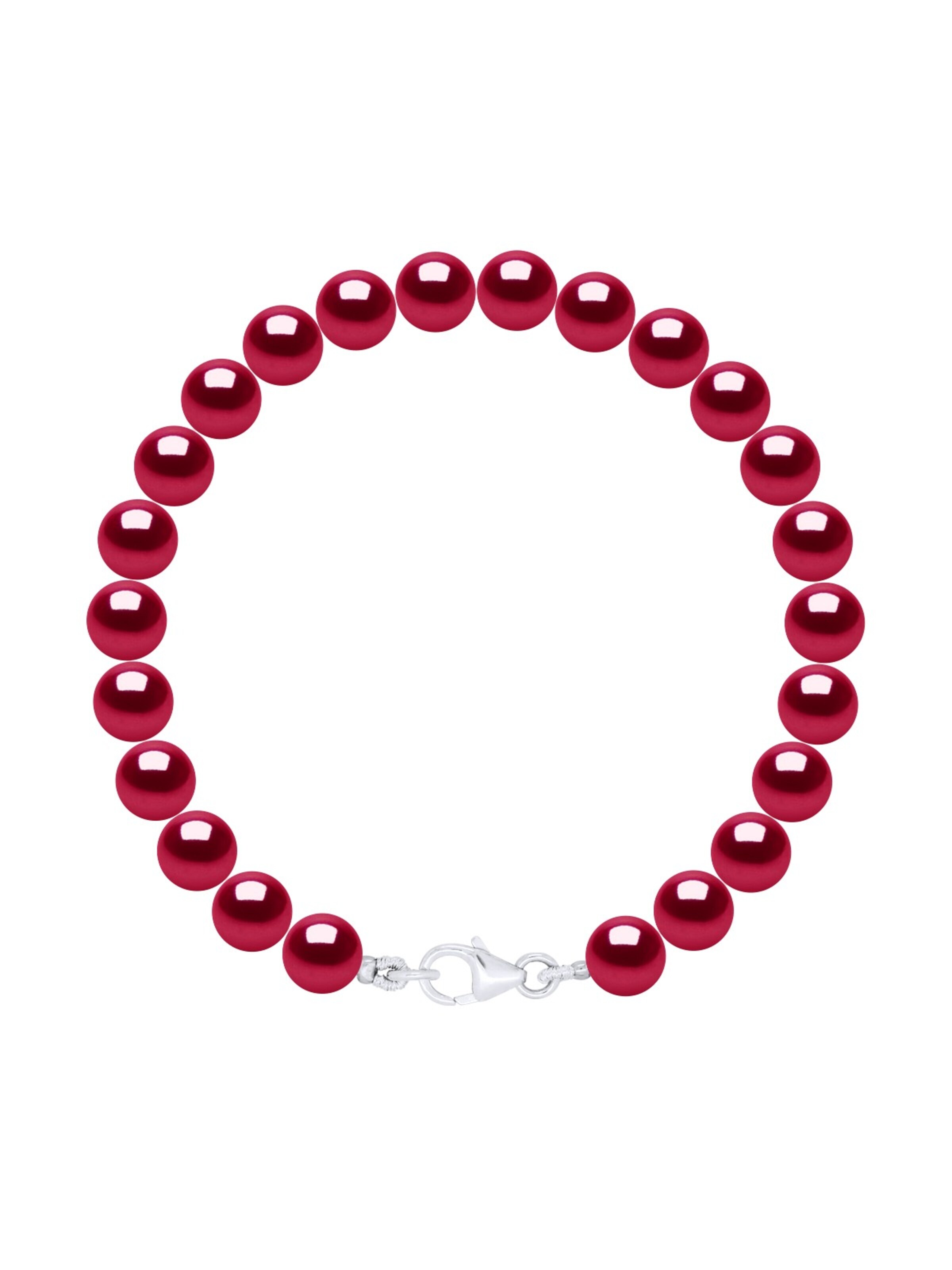 Ateliers Saint Germain - Pulsera 'HUGO' en rojo: frente
