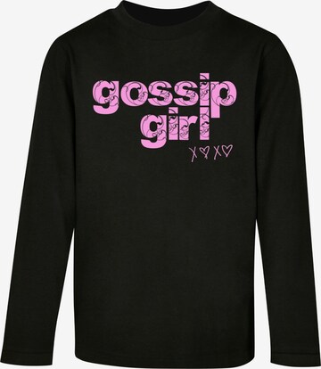 ABSOLUTE CULT Shirt 'Gossip Girl' in Zwart: voorkant