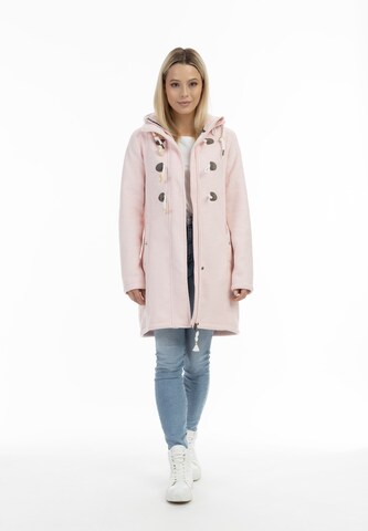 Schmuddelwedda Fleece jas in Roze