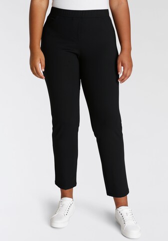 KjBRAND Skinny Pants in Black: front