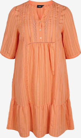 Zizzi Dress 'Gitte' in Orange: front