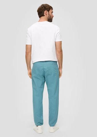 Effilé Pantalon s.Oliver en vert : derrière