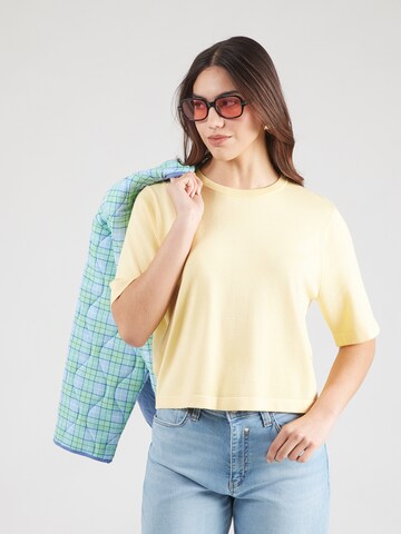 VERO MODA Sweater 'VMSilje' in Yellow: front