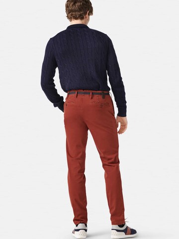 Coupe slim Pantalon chino MMX Germany en orange