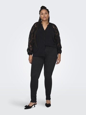 ONLY Carmakoma - Blusa 'HILLA ' en negro