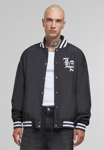 Mister Tee Tussenjas 'Los Angeles Arc' in Zwart: voorkant