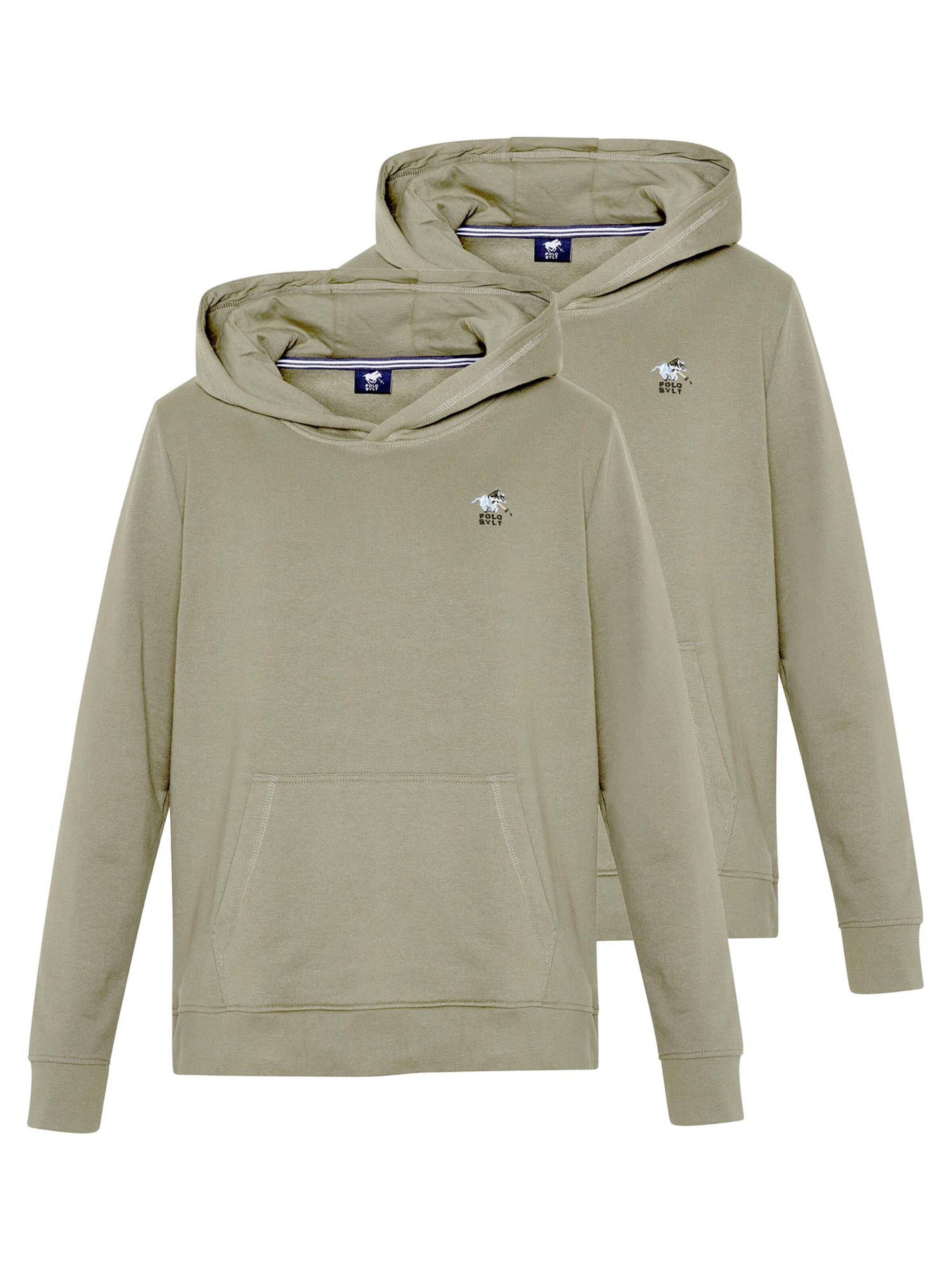 Polo Sylt Sweatshirt 'Basic' in Green: front
