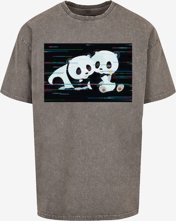 T-Shirt 'Tao Tao Retro' F4NT4STIC en gris : devant