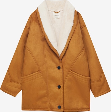 Pull&Bear Between-Season Jacket in Brown: front