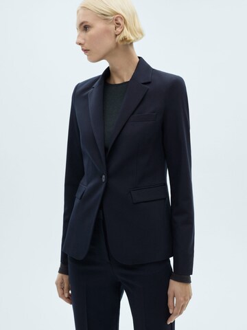 MANGO Blazer 'BOREAL' in Blue: front