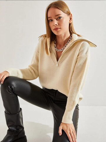 Pull-over 'Pullover' Bianco Lucci en blanc