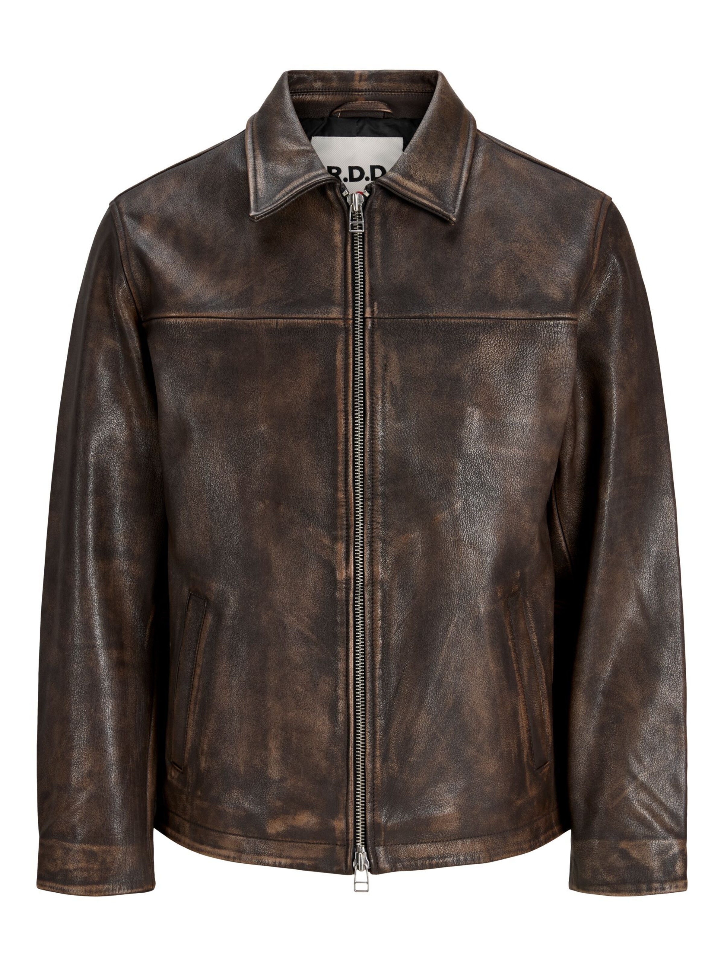 R.D.D. ROYAL DENIM DIVISION Tussenjas in M in de kleur Bruin, Productweergave