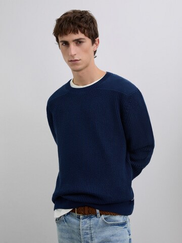 Scalpers Pullover 'Birming' in Blau