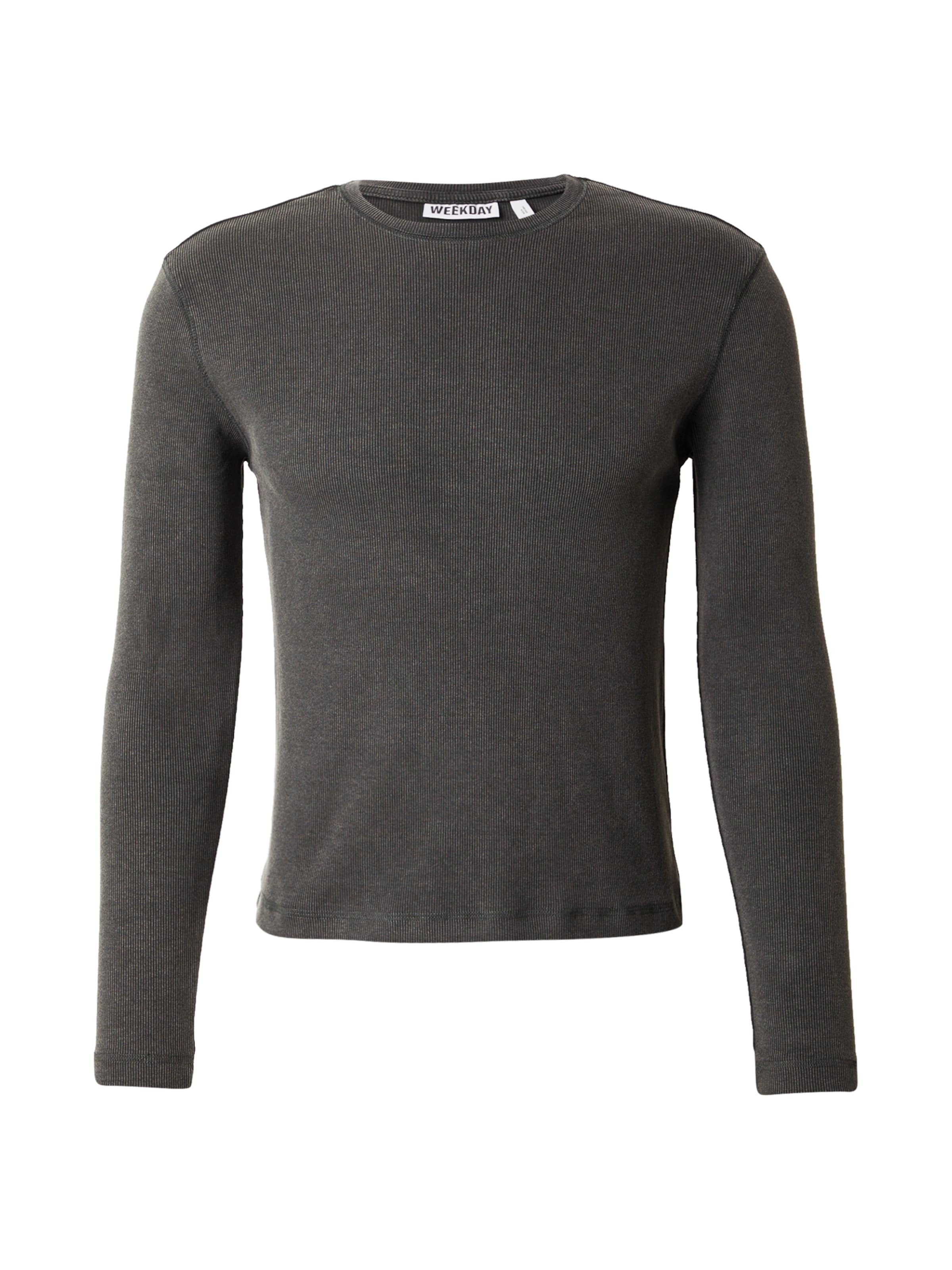 WEEKDAY T-shirt 'Miguel' i grön: framsida