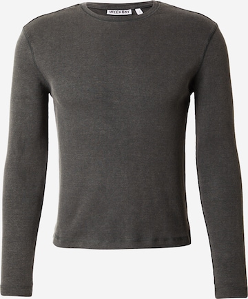 žalia WEEKDAY Marškinėliai 'Miguel': priekis