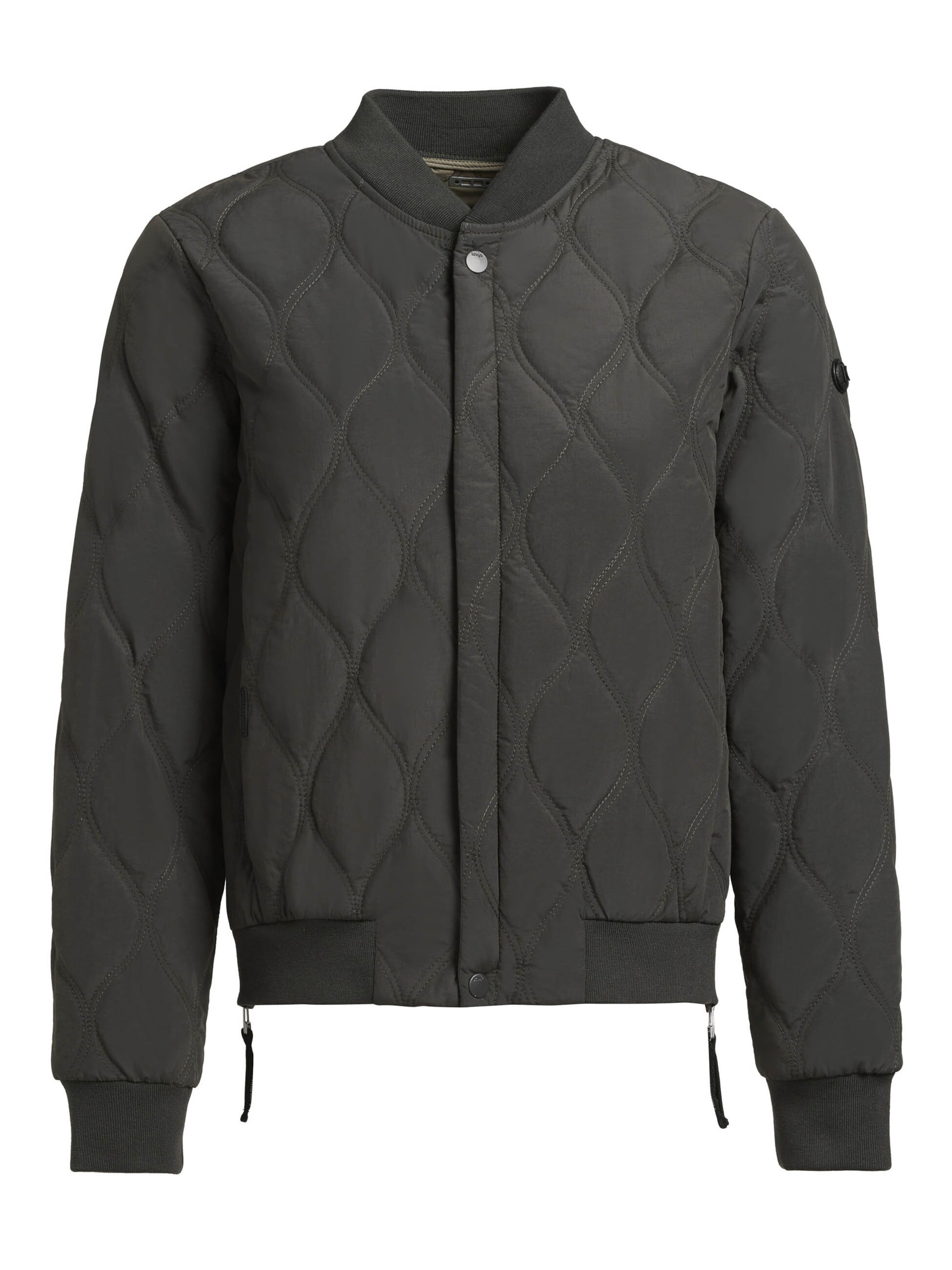 Veste mi-saison khujo en gris : devant