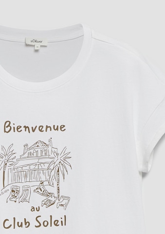 s.Oliver T-Shirt in Weiß