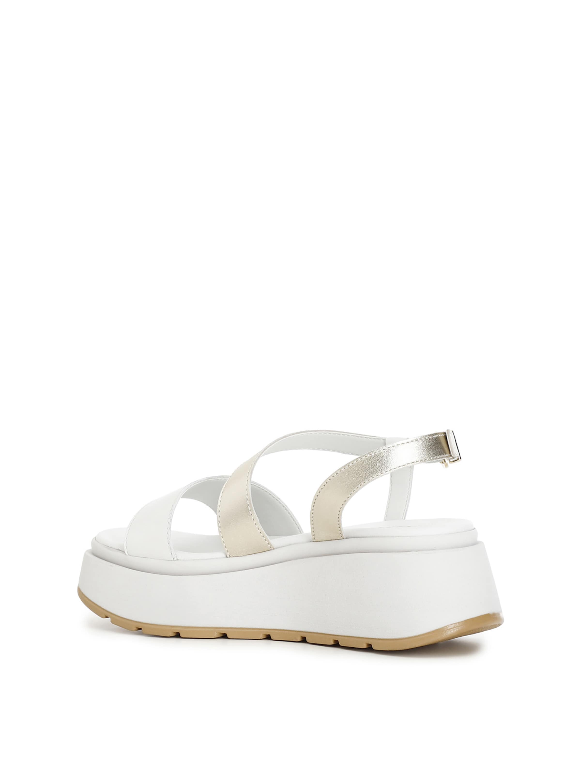 Sandales CAFè NOIR en blanc